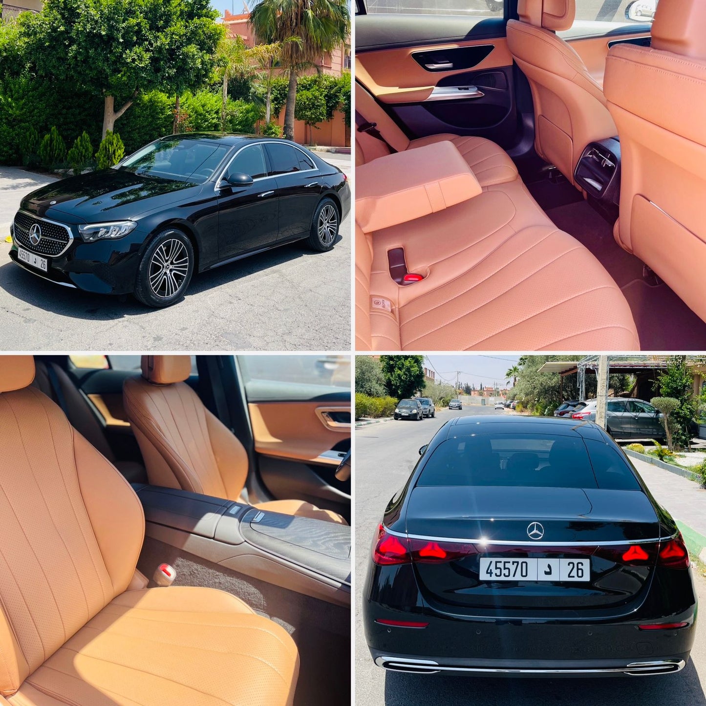 Mercedes Classe E avec Chauffeur – Transport Privé Marrakech CAN 2025