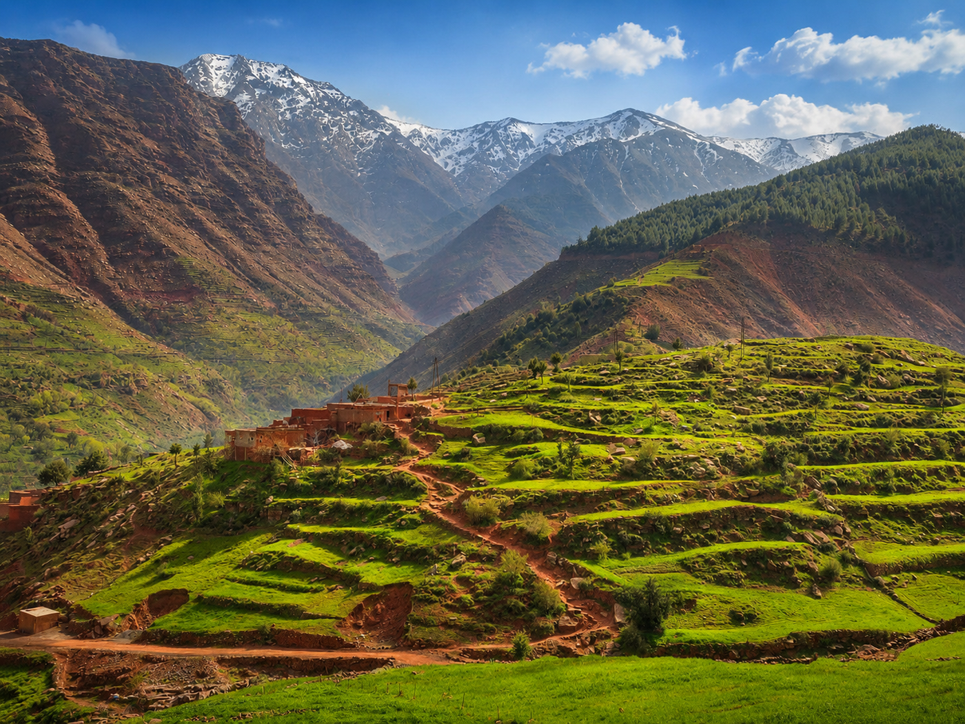 A Private Day in the Atlas — Villages, Table & Return